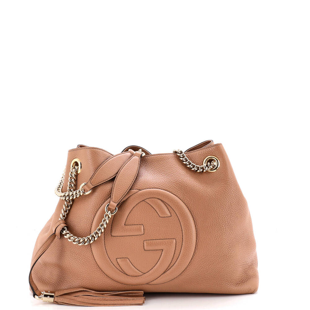 Gucci Medium Soho Chain Strap Shoulder Bag Leather